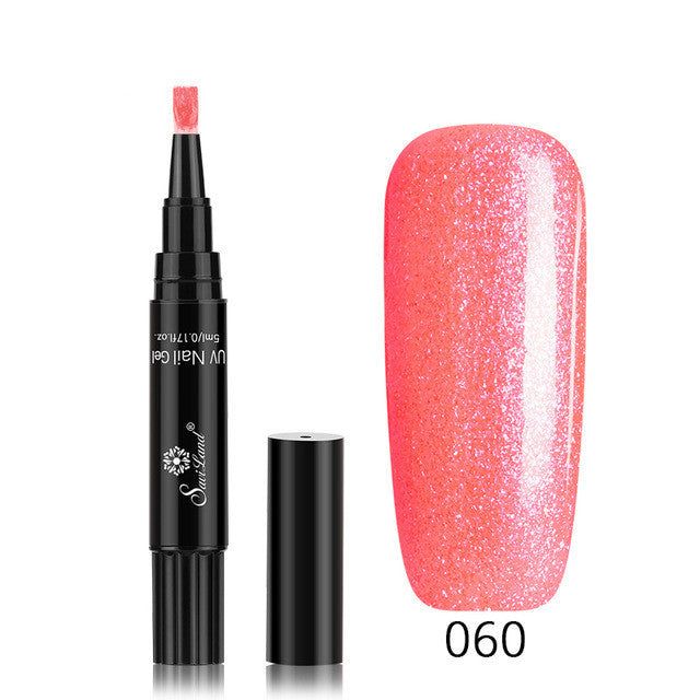 1 Gel Nail Varnish Pen Glitter