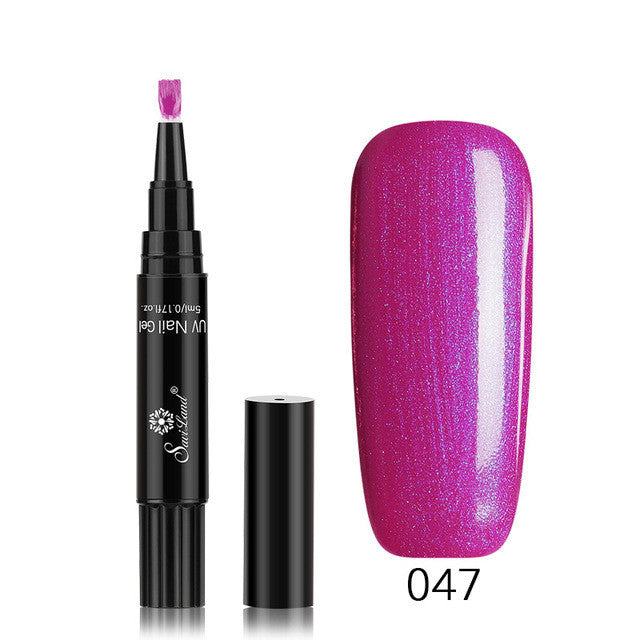 1 Gel Nail Varnish Pen Glitter