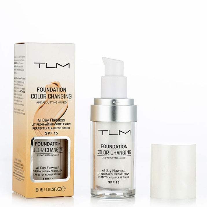 temperature liquid foundation concealer portable natural color makeup foundation bb concealer