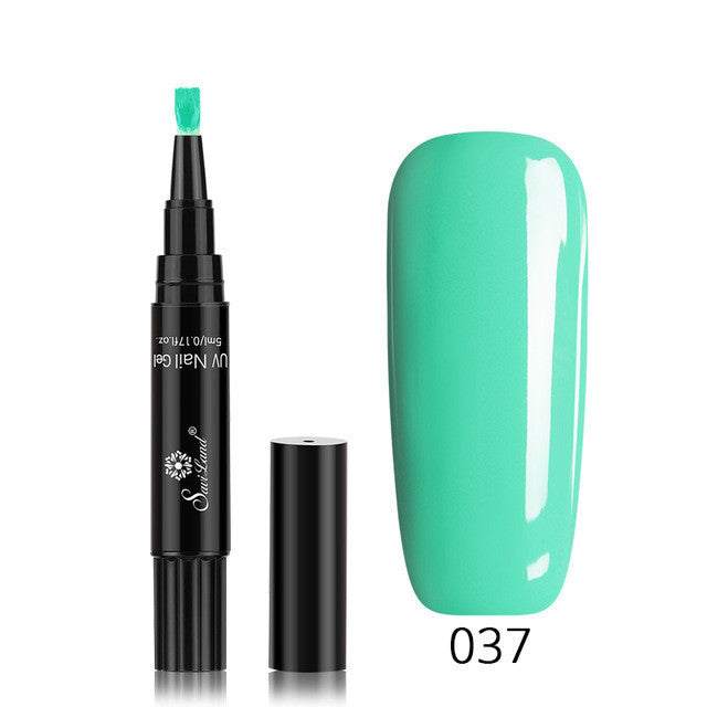 1 Gel Nail Varnish Pen Glitter