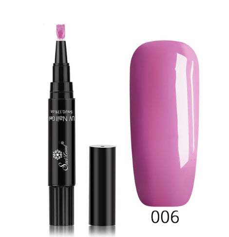1 Gel Nail Varnish Pen Glitter
