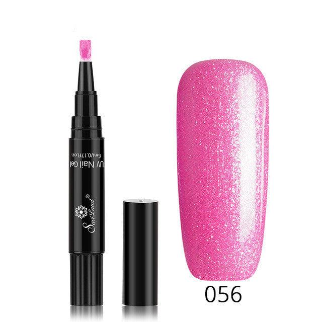 1 Gel Nail Varnish Pen Glitter