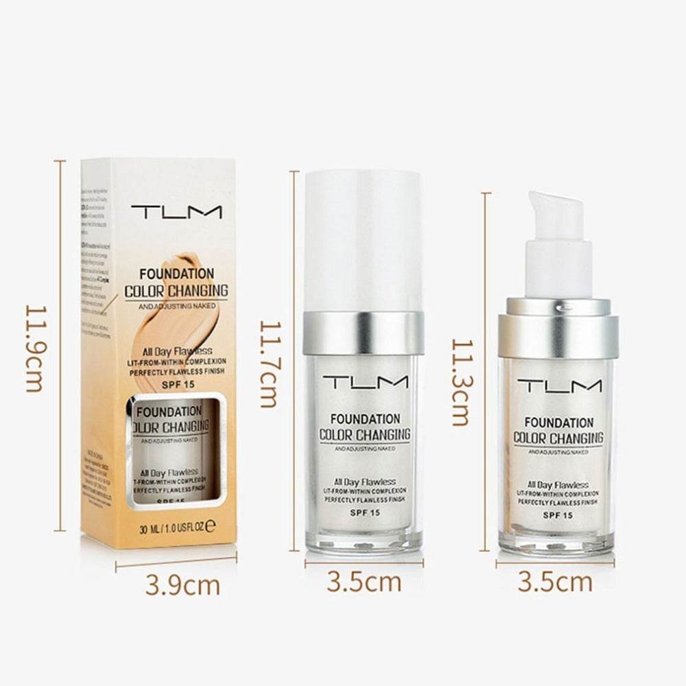 temperature liquid foundation concealer portable natural color makeup foundation bb concealer