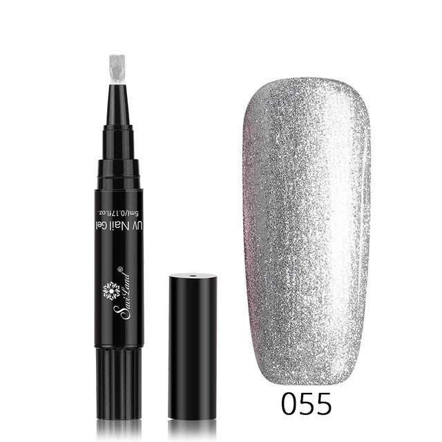 1 Gel Nail Varnish Pen Glitter