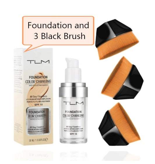 temperature liquid foundation concealer portable natural color makeup foundation bb concealer