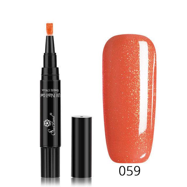 1 Gel Nail Varnish Pen Glitter