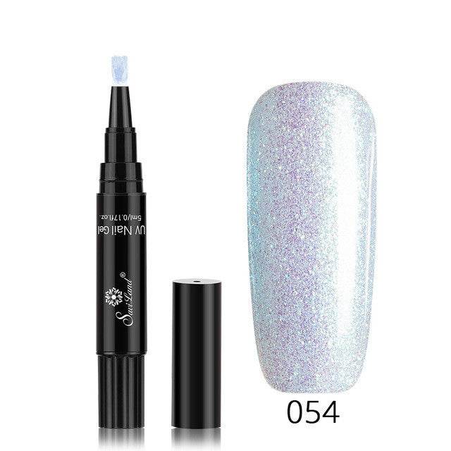 1 Gel Nail Varnish Pen Glitter