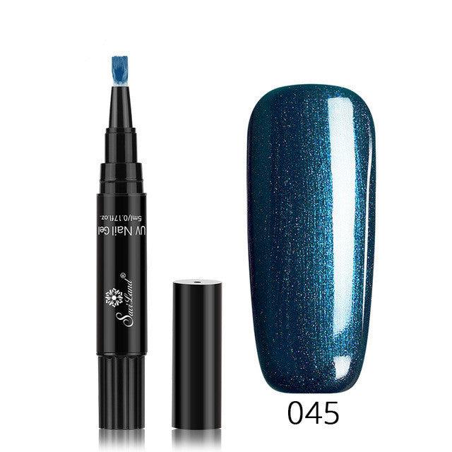1 Gel Nail Varnish Pen Glitter