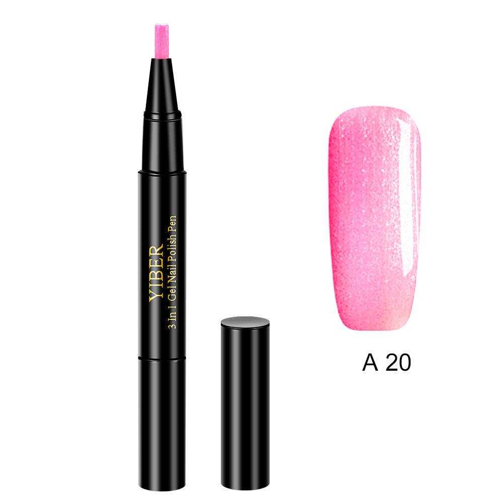 1 Gel Nail Varnish Pen Glitter