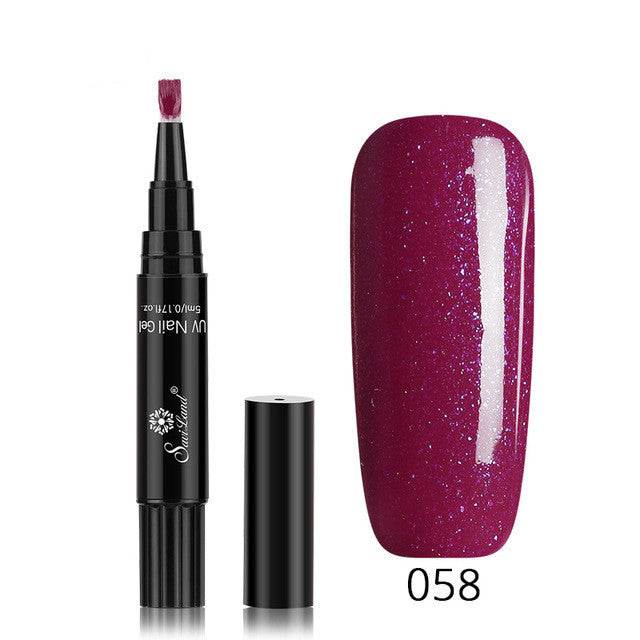 1 Gel Nail Varnish Pen Glitter