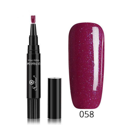 1 Gel Nail Varnish Pen Glitter