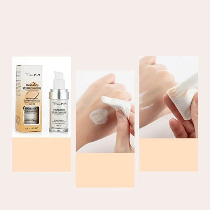 temperature liquid foundation concealer portable natural color makeup foundation bb concealer
