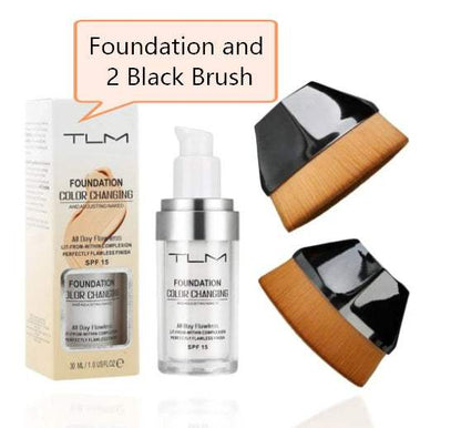 temperature liquid foundation concealer portable natural color makeup foundation bb concealer